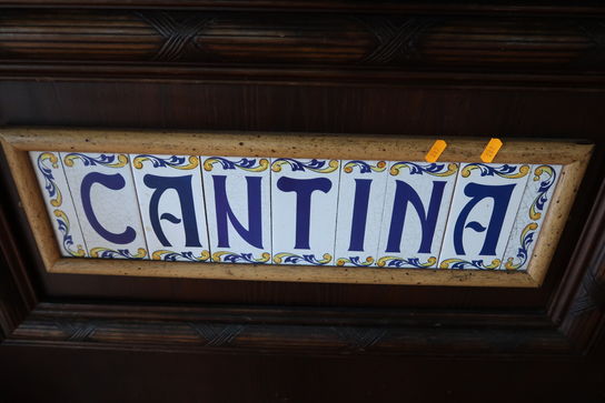 Skilt "Cantina"