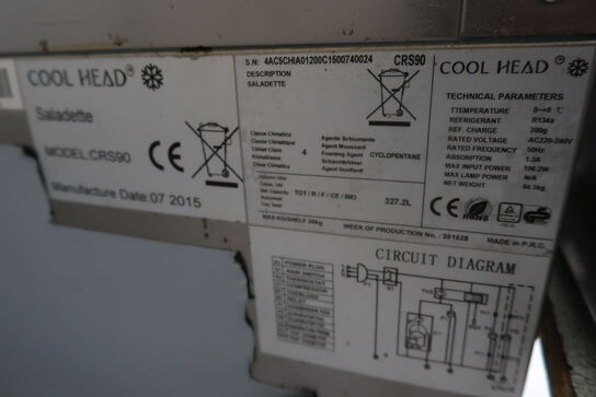 Saladette COOL HEAD CRS90