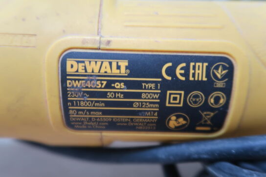 Vinkelsliber, DeWalt DWE4057-qs