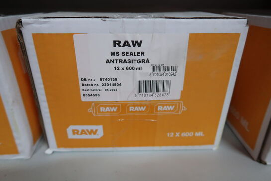 36 stk. RAW MS sealer 600ml Antrasitgrå - Best before 05-2023