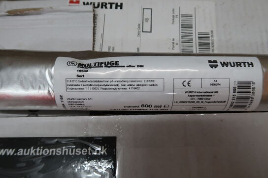 13 stk. Würth Multifuge 600 ml - Best before 13/01/2023