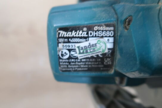 Akku rundrav, Makita DHS680 Ø165mm