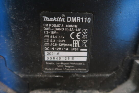 Akku DAB+/Bluetooth Radio, Makita DMR112