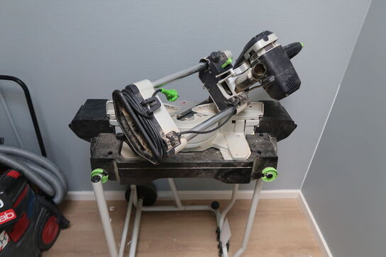 Festool KS 60E Kap-/geringssav + Transportabel arbejdsstation 