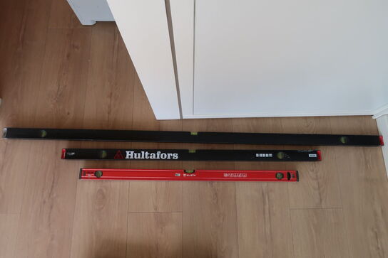 3 stk. Hultafors vaterpas 100-200 cm