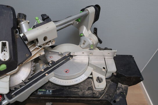 Festool KS 60E Kap-/geringssav + Transportabel arbejdsstation 