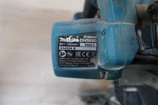 Akku rundrav, Makita DHS680 Ø165mm