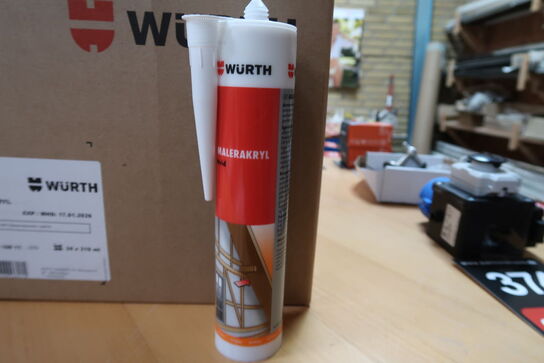 11 stk. Würth Malerakryl Hvid - 310ml