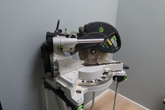 Festool KS 120 REB Kap-/geringssav + Transportabel arbejdsstation 