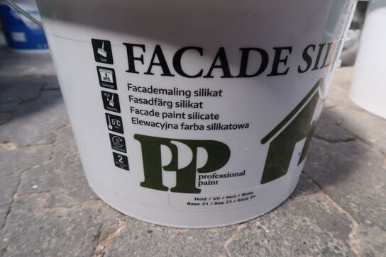 PP Facade Silicate facademaling, Hvid base 21 - 10 ltr.