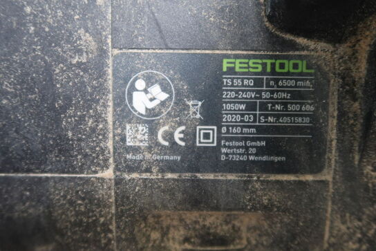 Dyksav, Festool TS 55 FEBQ-Plus + føringsskinne FS 2700/2