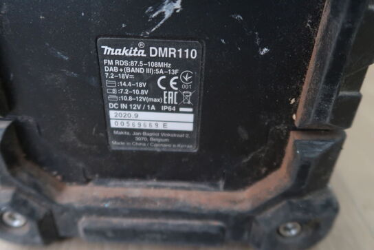 Akku DAB+/Bluetooth Radio, Makita DMR112