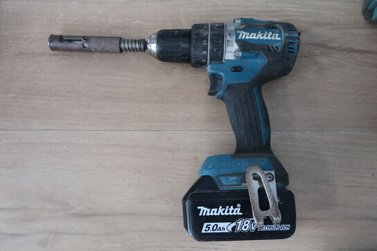 Akku Slagboremaskine, Makita DHP484