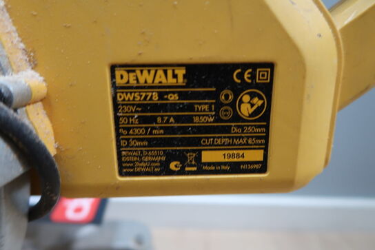 Kap-/geringssav, DeWalt DWS778-qs