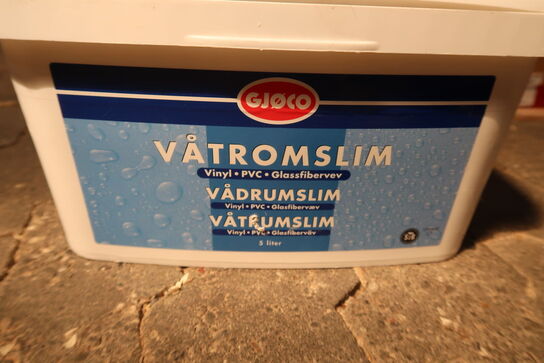 Gjøco vådrumslim - glasfibervæv - 5 ltr. 