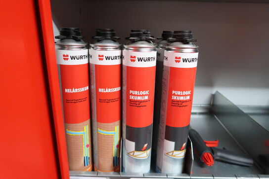 Stort parti Würth produkter - ca. 62 dele 