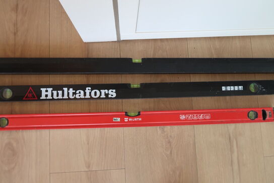 3 stk. Hultafors vaterpas 100-200 cm