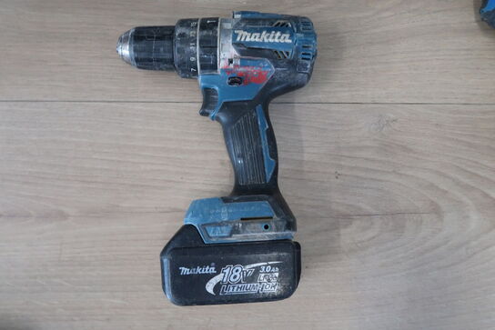 Akku Slagboremaskine, Makita DHP484