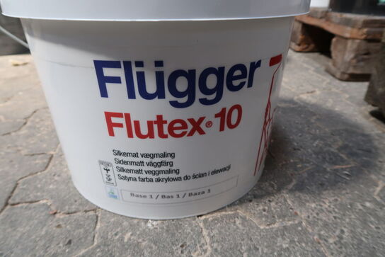 Flügger Flutex 10 Silkemat vægmaling, Base 1 - 10 ltr. 