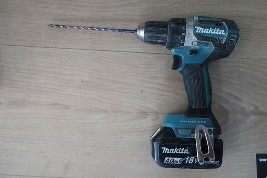 Akku Slagboremaskine, Makita DHP484