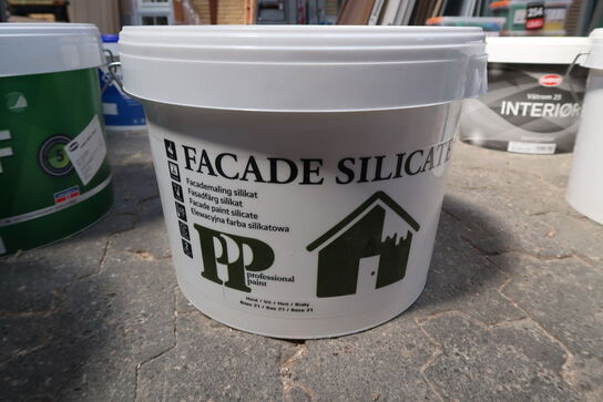 PP Facade Silicate facademaling, Hvid base 21 - 10 ltr.