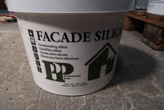 PP Facade Silicate facademaling, Hvid base 21 - 10 ltr.