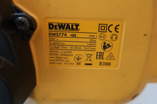 Kap-/geringssav DEWALT  DWS774