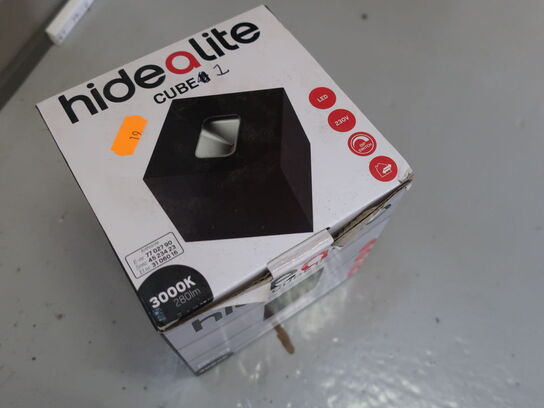 HIDEALITE CUBE 1 Antracit 3000K (ubrugt)