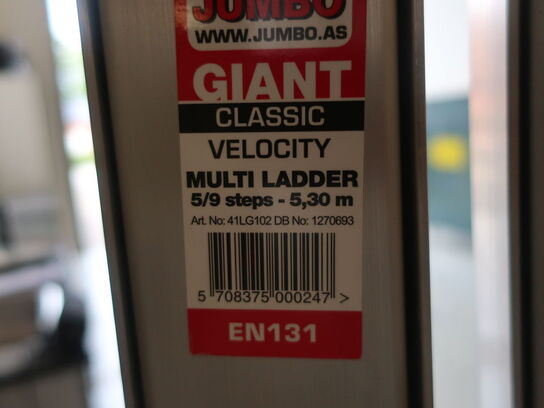 Alustige JUMBO GIANT VELOCITY multistige 5,3 meter