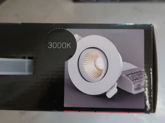 6 stk. HIDEALITE Optic G2 Quick ISO 3000K spots (ubrugt)