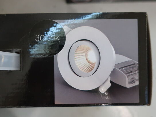 6 stk. HIDEALITE Optic G2 Quick ISO 3000K spots (ubrugt)