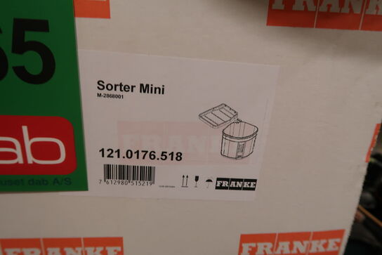 5 stk. Franke Sorter mini affaldsspande 