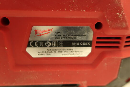 Milwaukee M18 CDEX Hammerstøvsuger