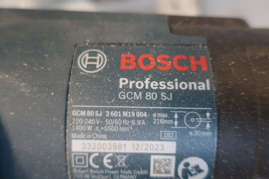 Kap-/geringsav BOSCH PROFESSIONAL GCM 80 SJ med bord