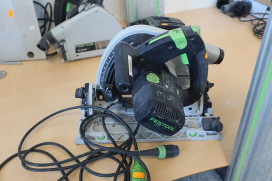 Dyksav FESTOOL TS 75 EBQ med føringsskinne