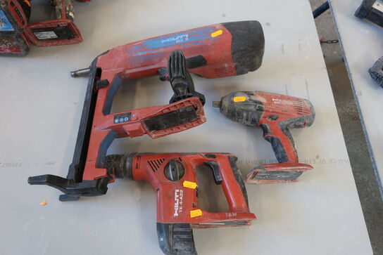 3 stk. HILTI maskiner