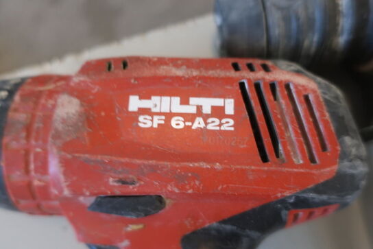 Borehammer og bore-/skruemaskine HILTI SF 6-A22, TE 6-A22