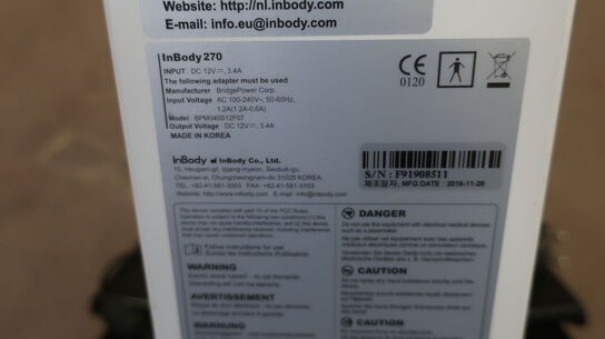 Bodytracker (vægt) INBODY 270