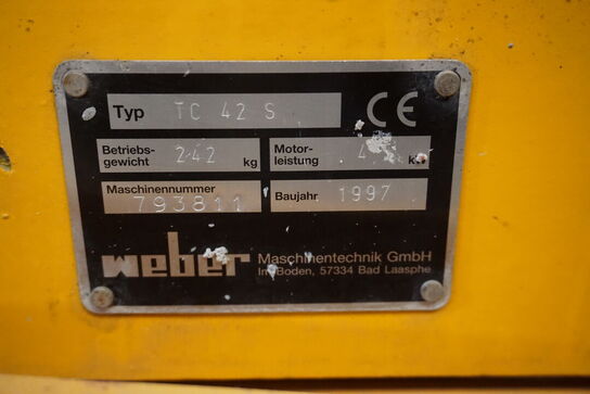 Pladevibrator WEBER TC 42 S