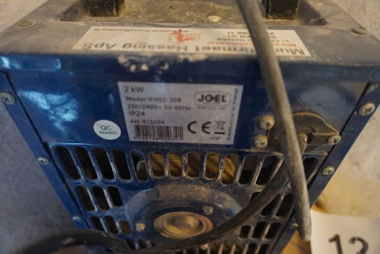 4 stk. varmeblæsere MASTER & BLUE ELECTRIC