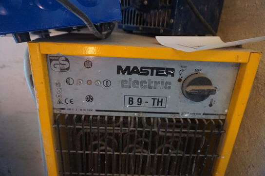 4 stk. varmeblæsere MASTER & BLUE ELECTRIC