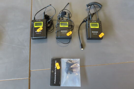 2 stk. Transmitter samt reciever SARAMONIC
