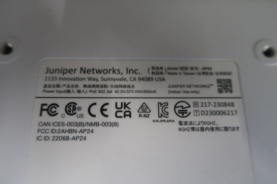PoE Access Point JUNIPER NETWORKS AP24-WW