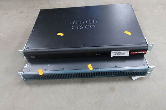 3 stk. firewall samt switch CISCO