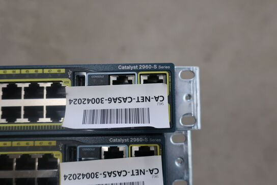 2 stk. switch CISCO Catalyst 2960-S