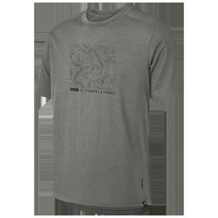 iXS Flow Tech tee Contour graphite XL