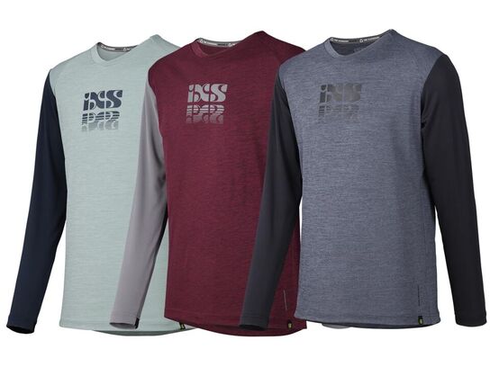 iXS Trigger X Kids long sleeve jersey raisin-graphite KS