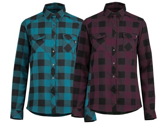 iXS Carve Digger Women shirt raisin-black 38