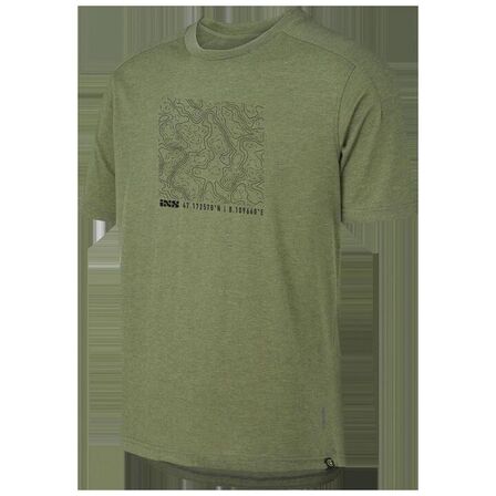 iXS Flow Tech tee Contour olive 3XL