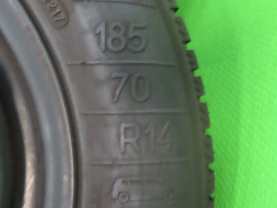 4 stk. Stålfælge 185/70R14